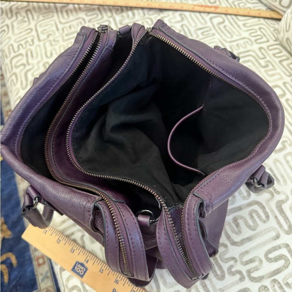 Botkier Dark Purple Satchel Bag - Picture 8 of 13